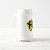 カスタマイズ可能なナイツシールド ビールジョッキ (正面左)