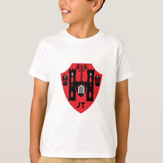 カスタマイズ可能なナイツシールド Tシャツ (正面)