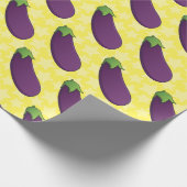 カスタマイズ可能なナス ラッピングペーパー (角)