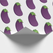 カスタマイズ可能なナス ラッピングペーパー (角)