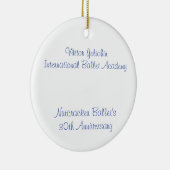 カスタマイズ可能なナツクラッカーフリッツ、フラワー、マルジパン セラミックオーナメント (右)