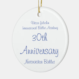 カスタマイズ可能なナツクラッカーフリッツ、フラワー、マルジパン セラミックオーナメント