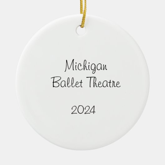 カスタマイズ可能なナツクラッカーママ/雪/花/マルジ セラミックオーナメント (正面)