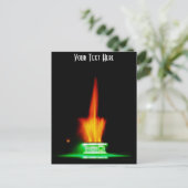 カスタマイズ可能なナピアNZ噴水 ポストカード (スタンド正面)