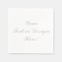 カスタマイズ可能なナプキン – テキストまたはデザインの追加 スタンダードカクテルナプキン