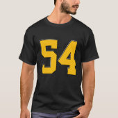 カスタマイズ可能なナンバー入りジャージーTシャツ - オーダーメイド Tシャツ (正面)