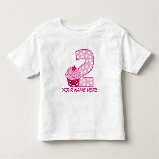 カスタマイズ可能なナンバー2 Tシャツ