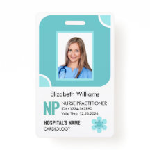 カスタマイズ可能なナースプラクティショナフォトIDセキュリティ