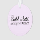 カスタマイズ可能なナース開業者オーナメント オーナメント (正面)
