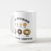カスタマイズ可能なナース/助産師/産婦人科医 コーヒーマグカップ (正面左)
