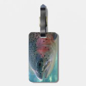 カスタマイズ可能なニジマスの荷物のラベル ラゲッジタグ (裏面縦)