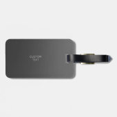 カスタマイズ可能なニュージーランドの荷物タグ ラゲッジタグ (裏面横)