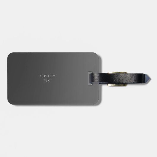 カスタマイズ可能なニュージーランドの荷物タグ ラゲッジタグ (裏面横)