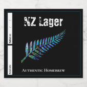 カスタマイズ可能なニュージーランドシダ ビールラベル (シングルラベル)