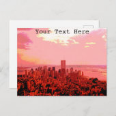 カスタマイズ可能なニューヨーク2000 ポストカード (正面/裏面)