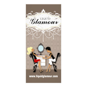 カスタマイズ可能なネイルサロンラックカード ラックカード