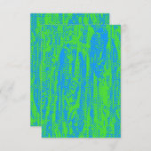 カスタマイズ可能なネオンハーフトーグランジン空白の招待状 招待状 (正面/裏面)