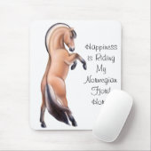 カスタマイズ可能なノルウェーのフィヨルドの馬の養育 マウスパッド (マウス)