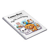 カスタマイズ可能なノートかわいい漫画のペット ノートブック (右側)