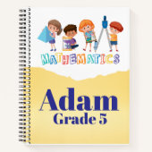 カスタマイズ可能なノートブックの数式 ノートブック (正面)