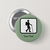 カスタマイズ可能なハイカーロゴ 缶バッジ (正面&裏面)