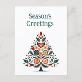 カスタマイズ可能なハイゲスカンジナビアのミニマリスト シーズンポストカード