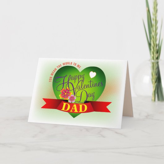 カスタマイズ可能なハッピーバレンタイン シーズンカード (正面)