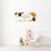 カスタマイズ可能なハッピーバースデーバナー3 横断幕 (インサイチュ)