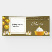 カスタマイズ可能なハッピーバースデーバナー5 横断幕 (横)