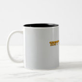 カスタマイズ可能なハッピー新年コーヒーマグ ツートーンマグカップ (左)