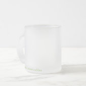 カスタマイズ可能なハミングバードマグカップ フロストグラスマグカップ (正面左)