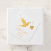 カスタマイズ可能なハミングバード金箔 フェイバータグ (箱)