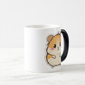 カスタマイズ可能なハムスターマグ モーフィングマグカップ (正面右)