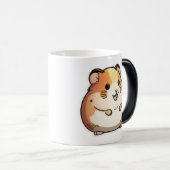 カスタマイズ可能なハムスターマグ モーフィングマグカップ (正面右)