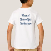 カスタマイズ可能なハロウィンのおばけ、かわいいハロウィンの幽霊 Tシャツ (裏面)