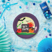 カスタマイズ可能なハロウィンは- Mochisをパーティを楽しもう ペーパープレート (パーティー)