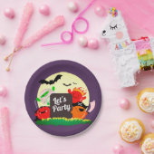 カスタマイズ可能なハロウィンは- Mochisをパーティを楽しもう ペーパープレート (パーティー)