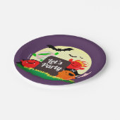 カスタマイズ可能なハロウィンは- Mochisをパーティを楽しもう ペーパープレート (アングル)