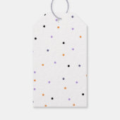 カスタマイズ可能なハロウィーンの水彩ギフトタグ ギフトタグ (裏面)