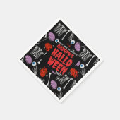 カスタマイズ可能なハロウィーンナプキン – テキストを追加！ スタンダードカクテルナプキン (角)