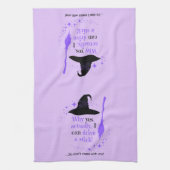 カスタマイズ可能なハロウィーンハットキッチンタオル キッチンタオル (縦)