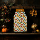 カスタマイズ可能なハロウィーンパンプキンパターン エプロン