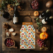 カスタマイズ可能なハロウィーンパンプキンパターン エプロン