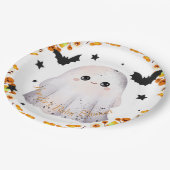 カスタマイズ可能なハロウィーンベビーシャワー紙プレート ペーパープレート (アングル)