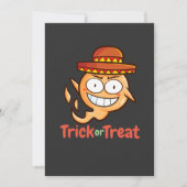 カスタマイズ可能なハロウィーンメキシコ幽霊招待状 招待状 (正面)