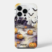 カスタマイズ可能なハロウィーン電話ケースギフト,秋シーズン iPhoneケース (裏面)