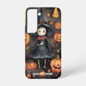 カスタマイズ可能なハロウィーン電話ケースギフト，秋シーズン SAMSUNG GALAXYケース (裏面)