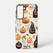 カスタマイズ可能なハロウィーン電話ケースギフト，秋シーズン SAMSUNG GALAXYケース (裏面)