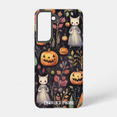カスタマイズ可能なハロウィーン電話ケースギフト，秋シーズン SAMSUNG GALAXYケース (裏面)