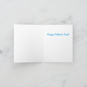 カスタマイズ可能なハワイアンイエロー・ラブラドール・レトリーバー父の日 カード (内部)